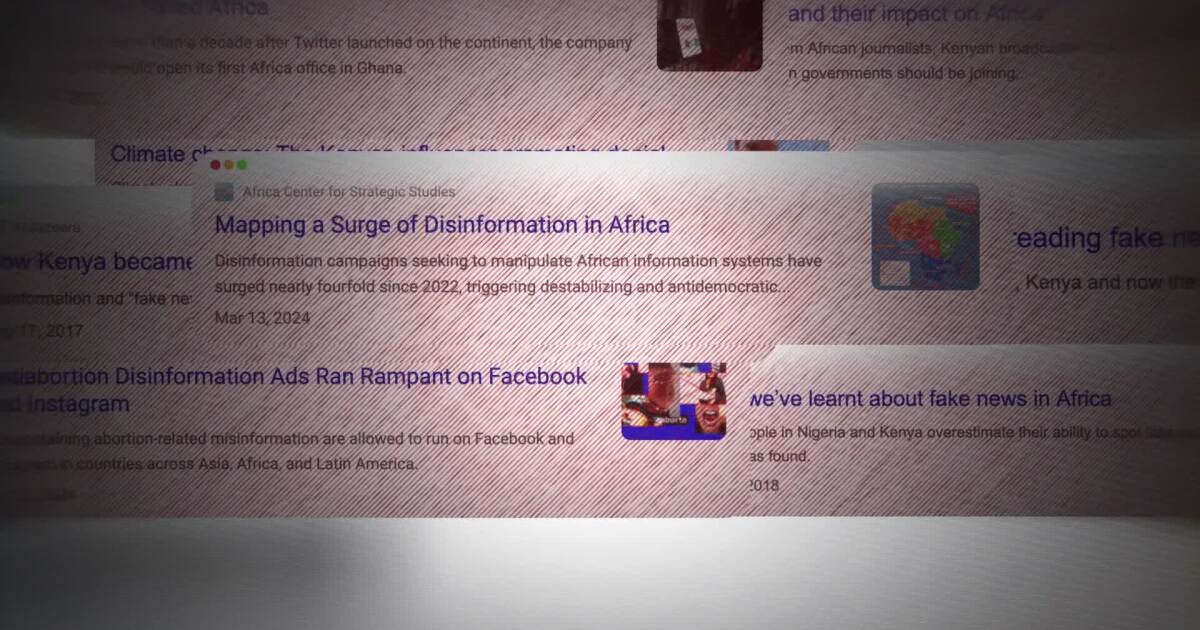 How Kenya has become the testing ground for disinformation